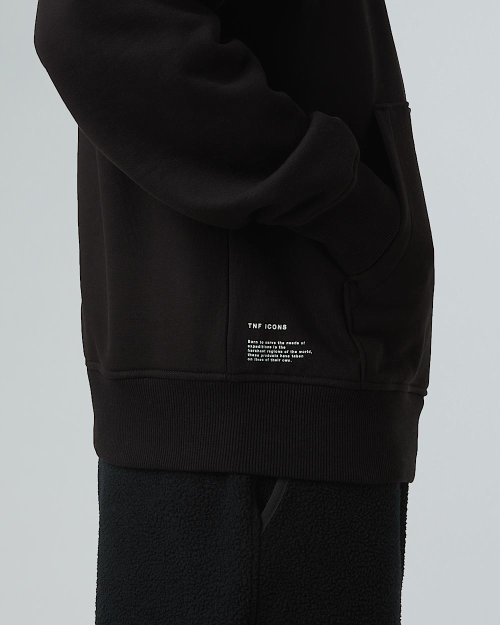 Icon relaxt geschnittener Kapuzenpulli in Unisex TNF alt7