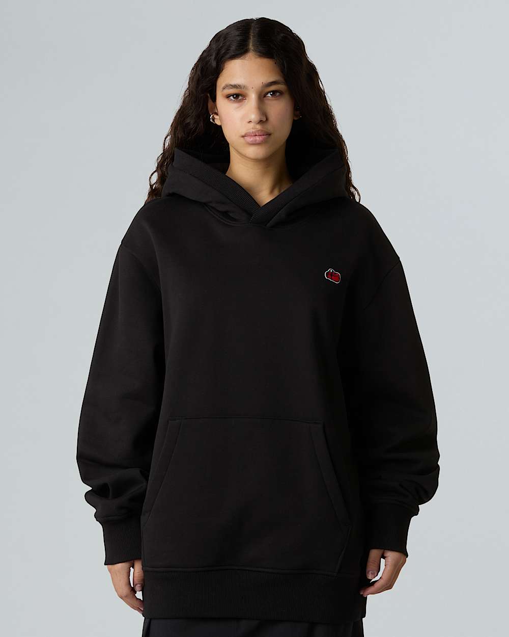 Icon relaxt geschnittener Kapuzenpulli in Unisex TNF alt8