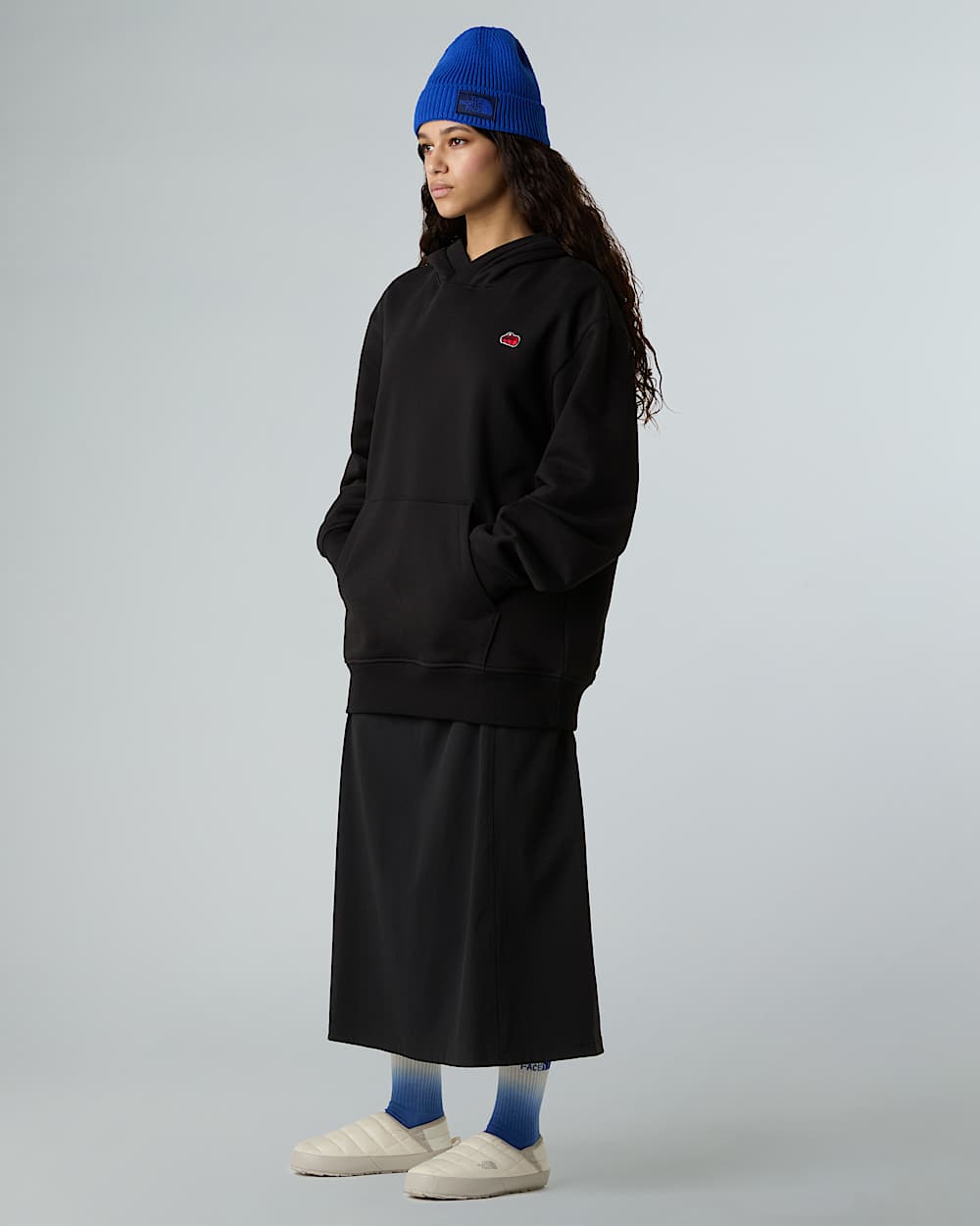 Icon relaxt geschnittener Kapuzenpulli in Unisex TNF alt9