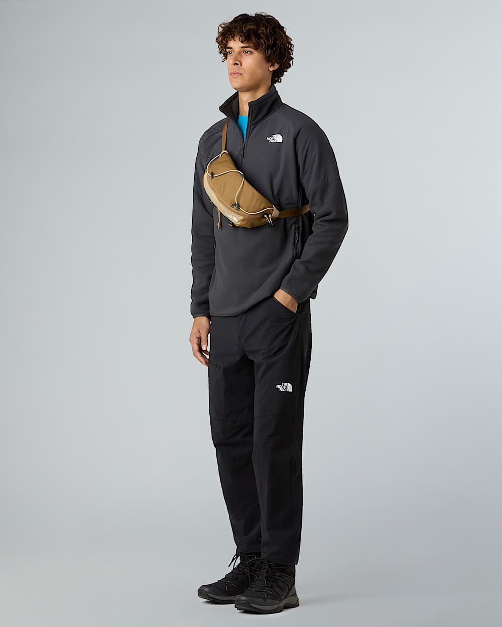 Mens Glacier Heavyweight 12 Zip Fleece TNF ALT1