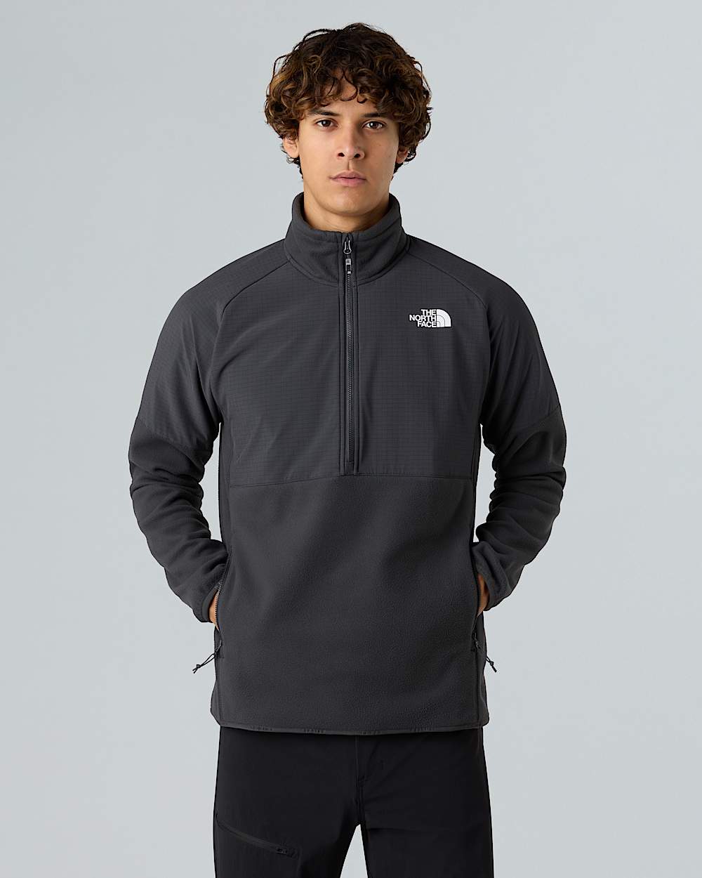 Mens Glacier Heavyweight 12 Zip Fleece TNF HERO