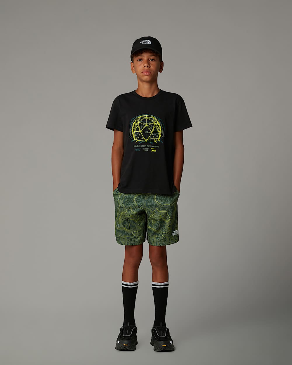 Boys Never Stop Shorts TNF ALT5