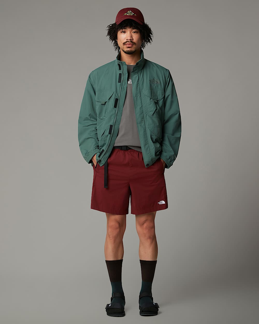 Mens Class V Pathfinder Belted Shorts  7 TNF ALT5