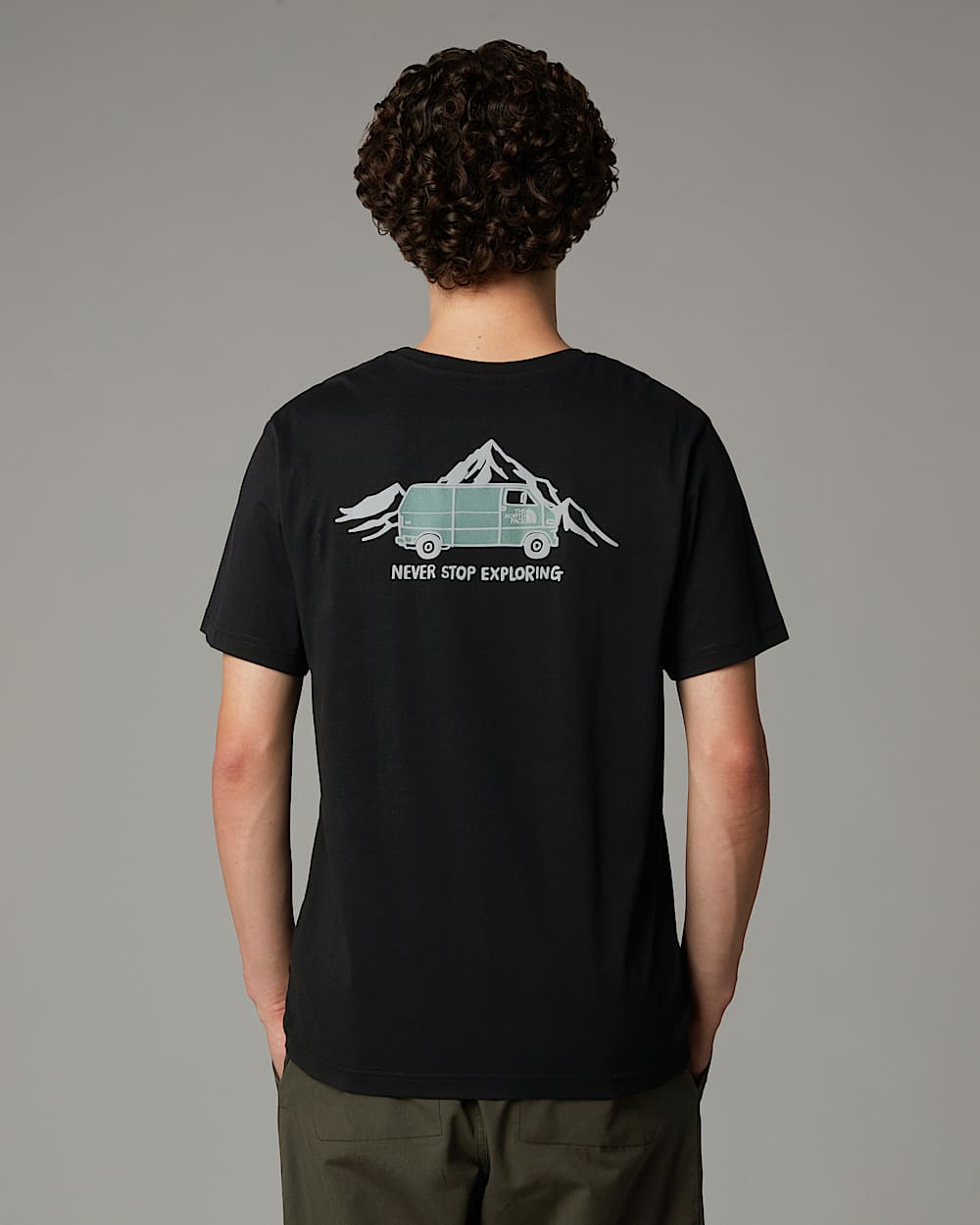 Mens Outdoor Graphic TShirt TNF alt4