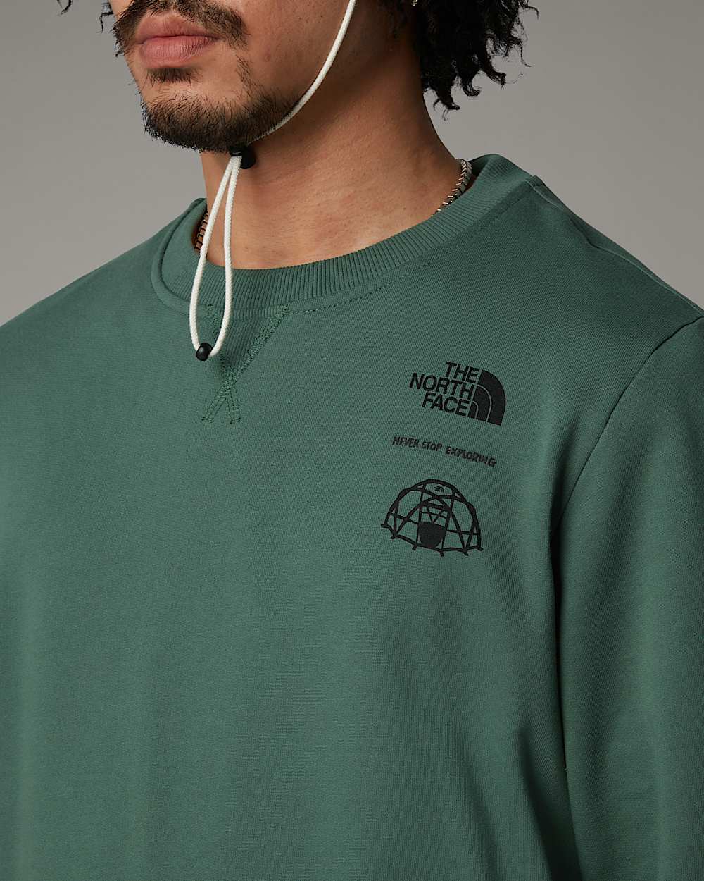Mens Outdoor Graphic Sweatshirt TNF ALT7