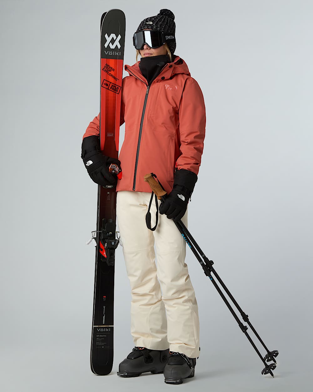 Womens Montana Ski Gloves TNF ALT5