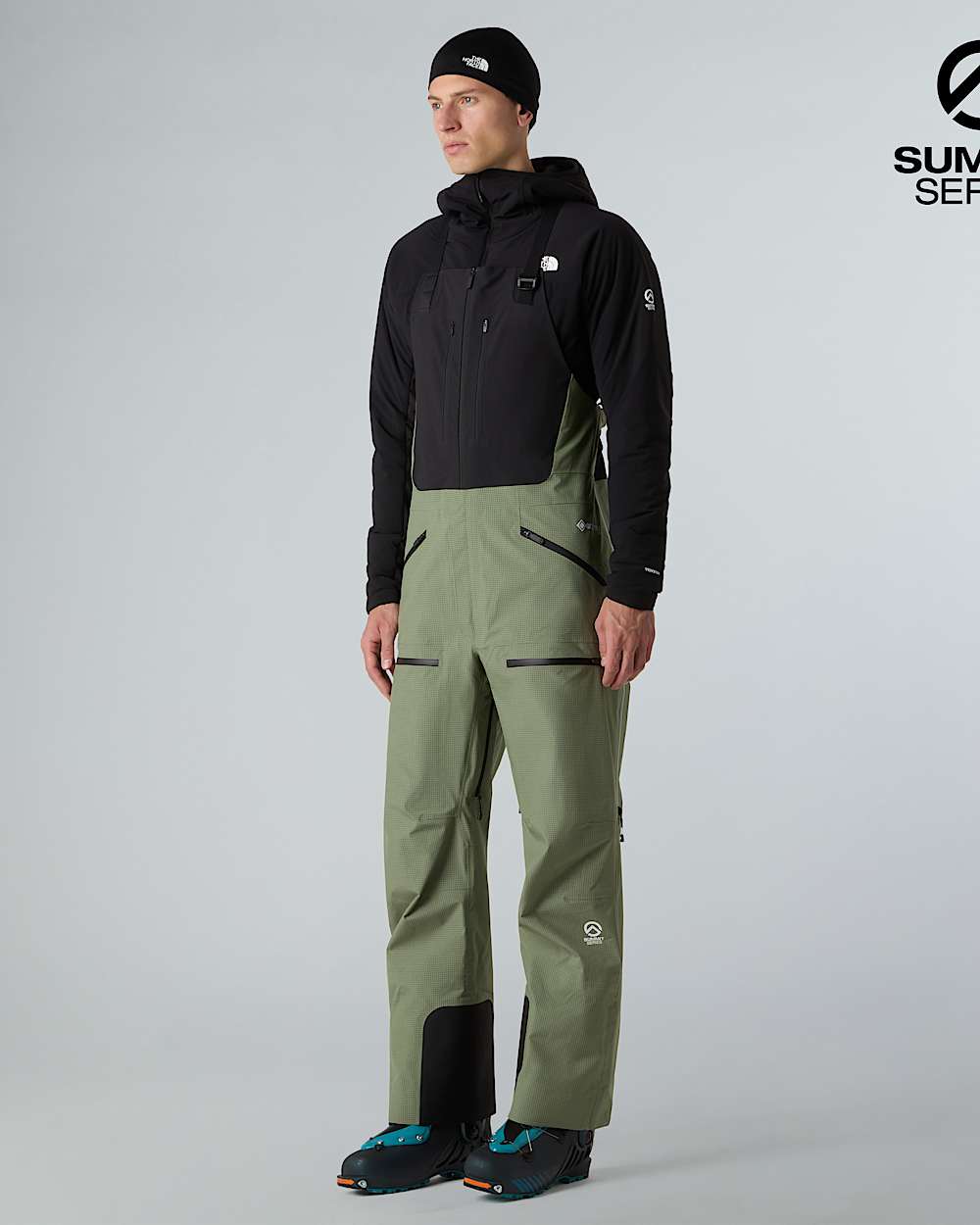 Mens Summit Tsirku GORETEX Pro Bib Trousers TNF HERO