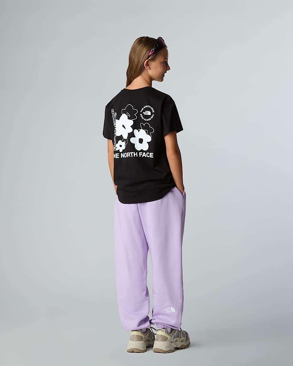 Relaxed Flower GraphicTshirt voor meisjes TNF ALT2