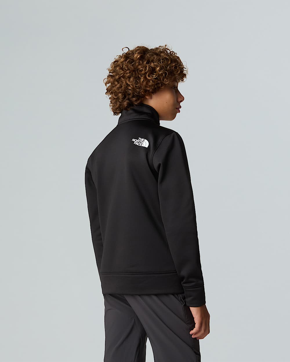 Sweatshirt met kwartrits voor tieners TNF ALT2