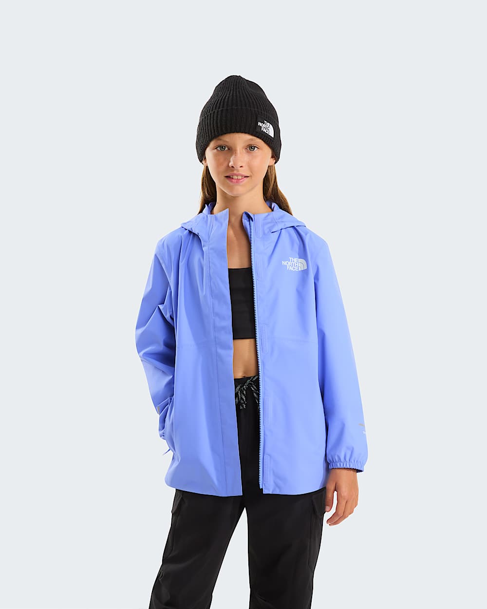 Antora Regenjacke fr Mdchen TNF Periwinkle Glow ALT4