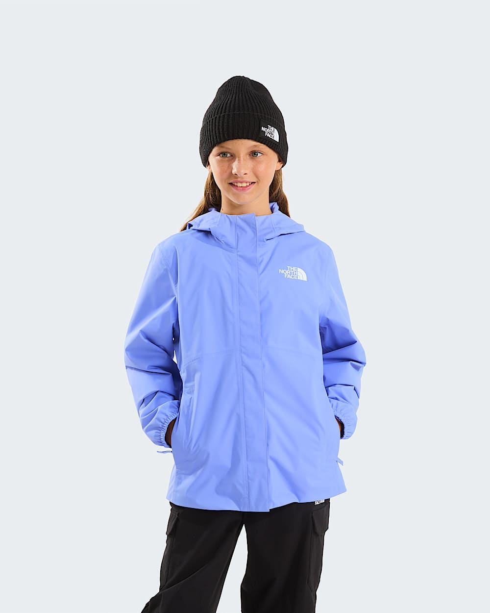 Antora Regenjacke fr Mdchen TNF Periwinkle Glow HERO