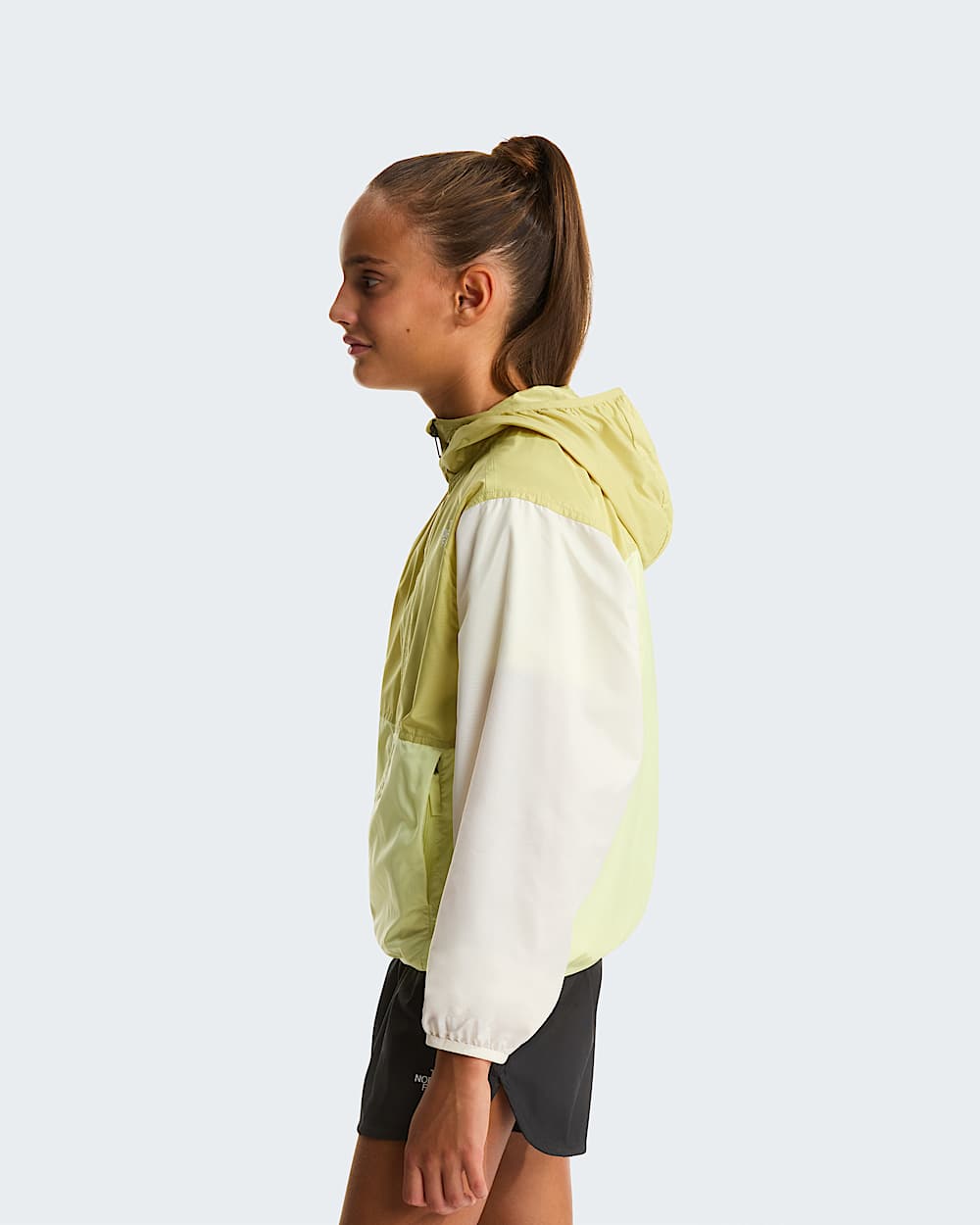 Giacca a vento Cyclone da ragazza TNF Lemon MistPearWhite Dune ALT3