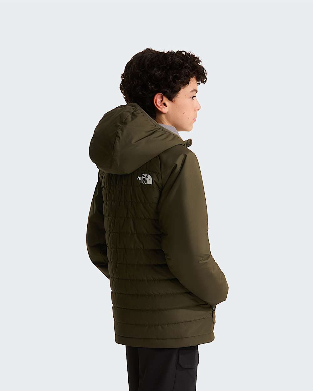 Synthetische Never Stopjas voor jongens TNF New Taupe Green ALT3