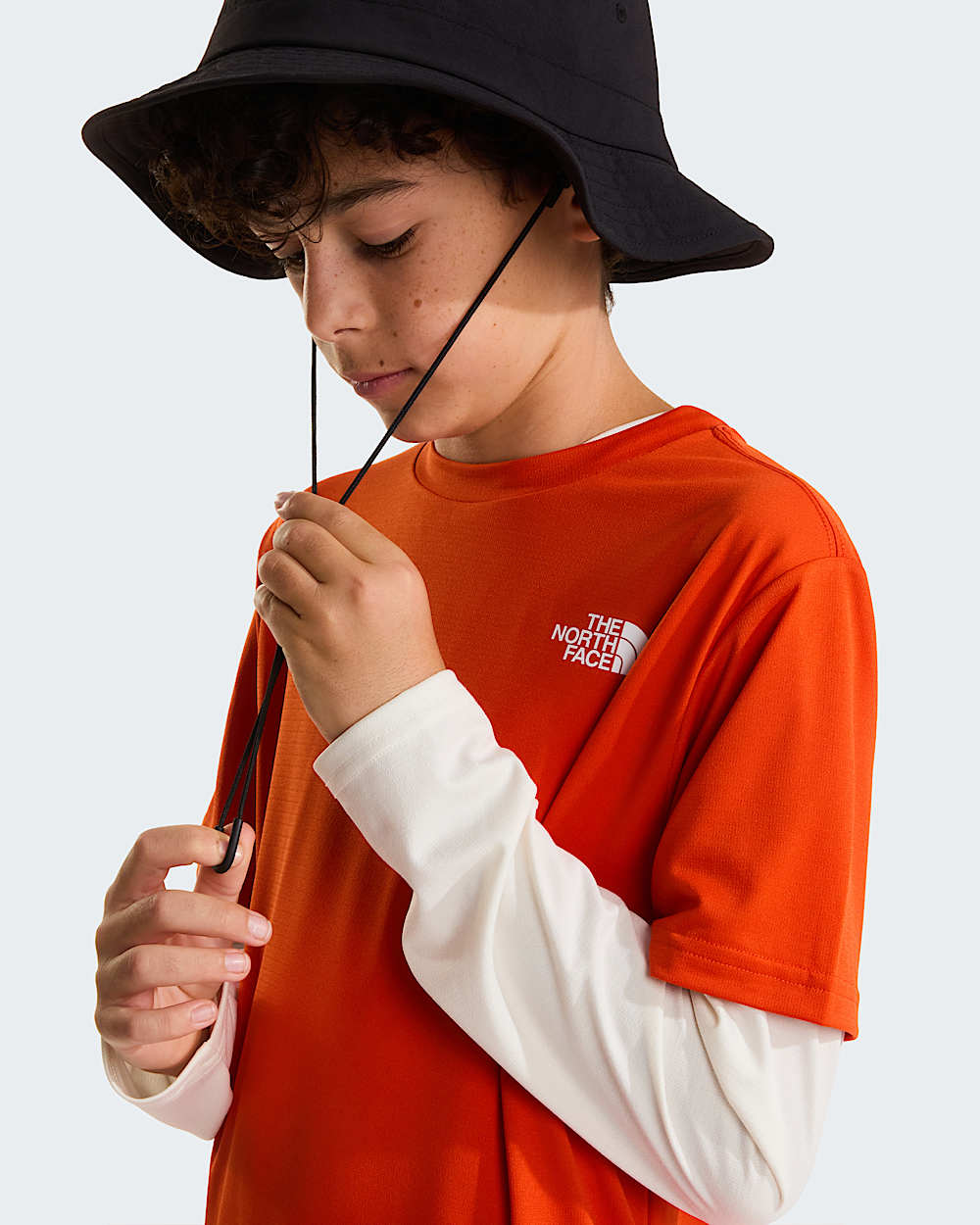 Tshirt 247 pour enfant TNF Lava Red ALT6