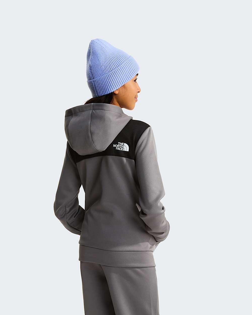 Reaxion Kapuzenpulli mit durchgehendem RV fr Jugendliche TNF Smoked Pearl ALT11