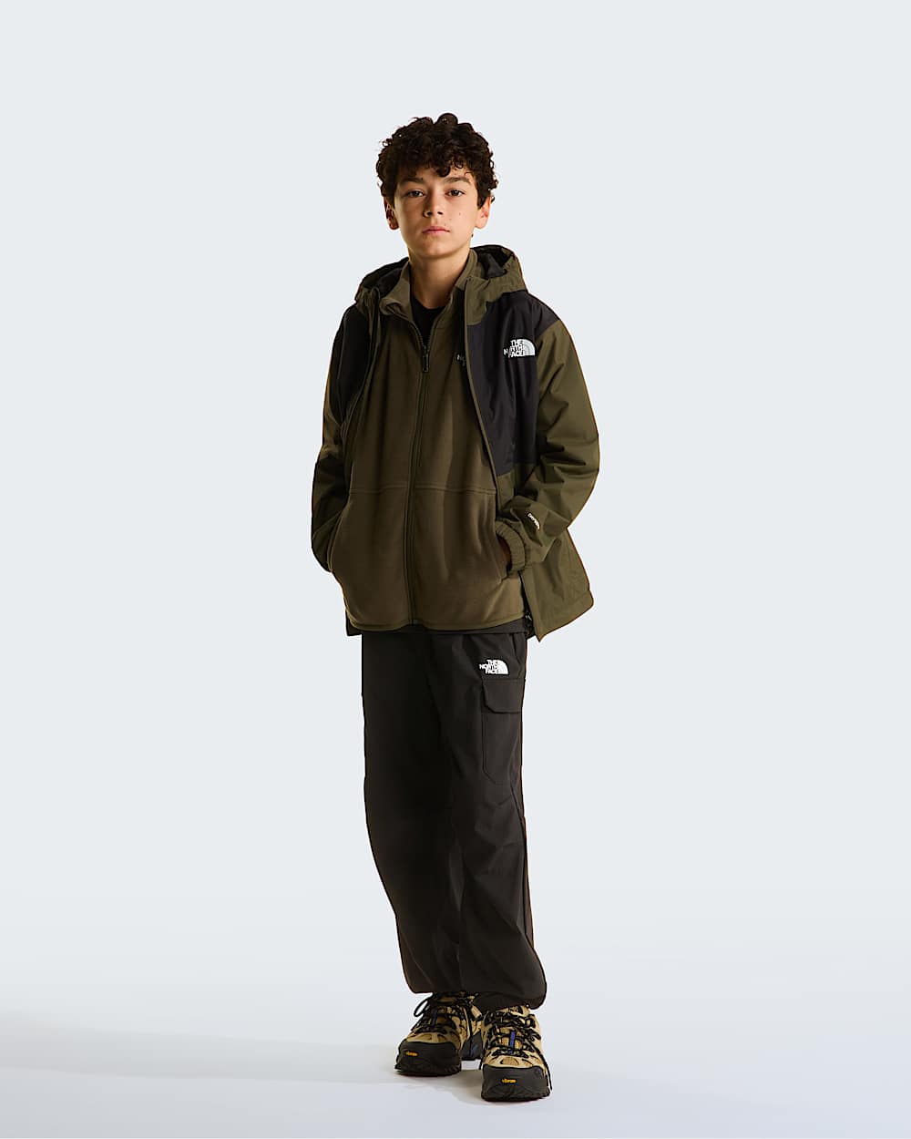 Teens Glacier ZipInCompatible Fleece Jacket TNF ALT1