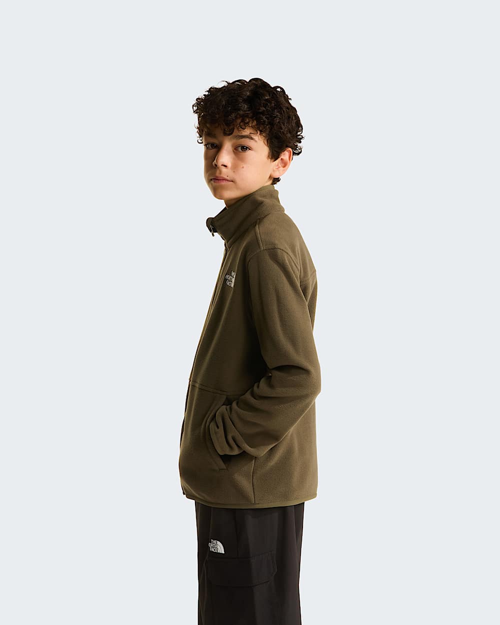 Teens Glacier ZipInCompatible Fleece Jacket TNF ALT2