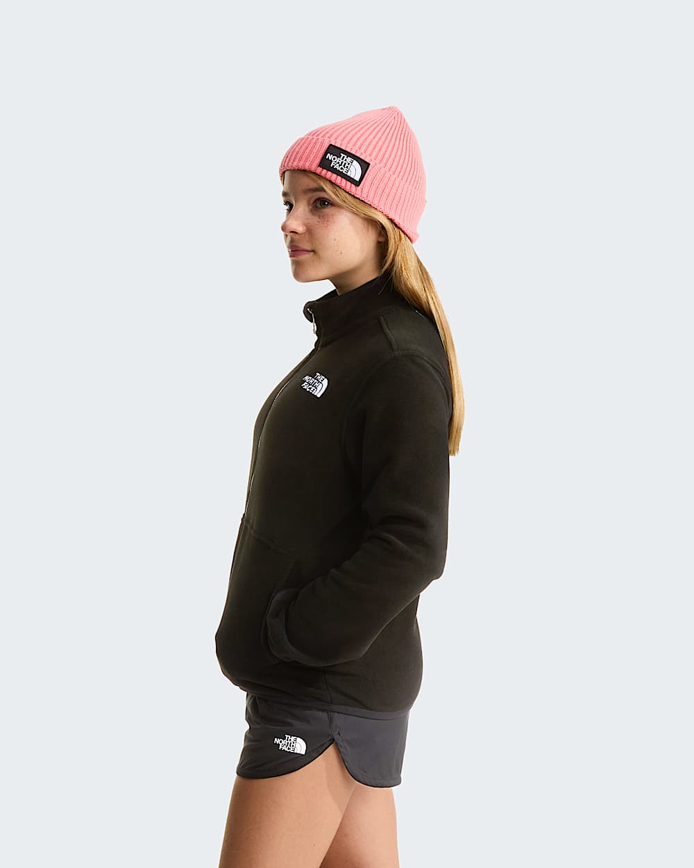 Giacca in pile Glacier compatibile con cerniera per ragazzi TNF ALT10