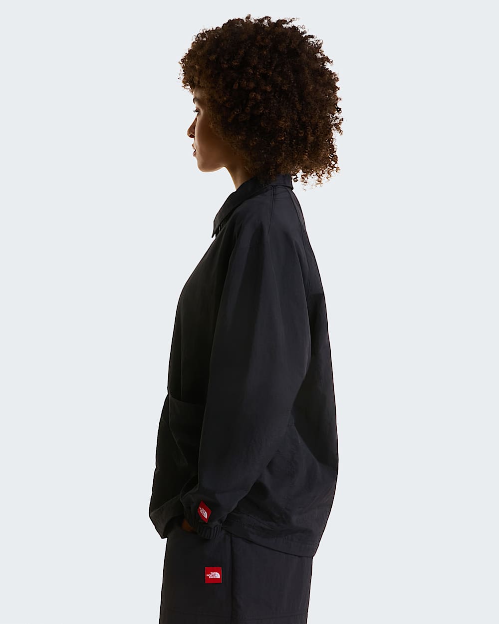 Unisex Red Box Nylon LongSleeve Shirt TNF TNF Black ALT13