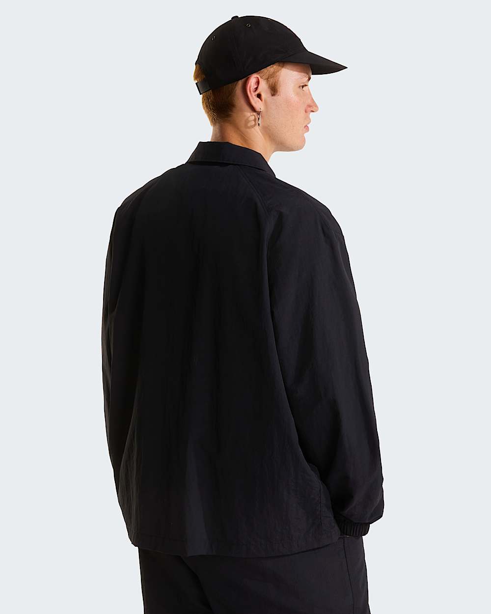 Unisex Red Box Nylon LongSleeve Shirt TNF TNF Black ALT5