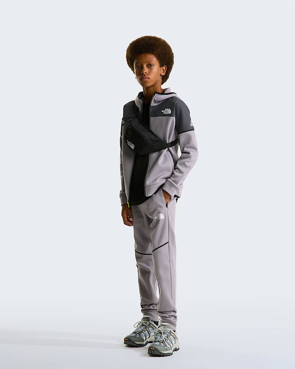 Pantalon de jogging Mountain Athletics pour enfant TNF Transcendent Grey ALT1