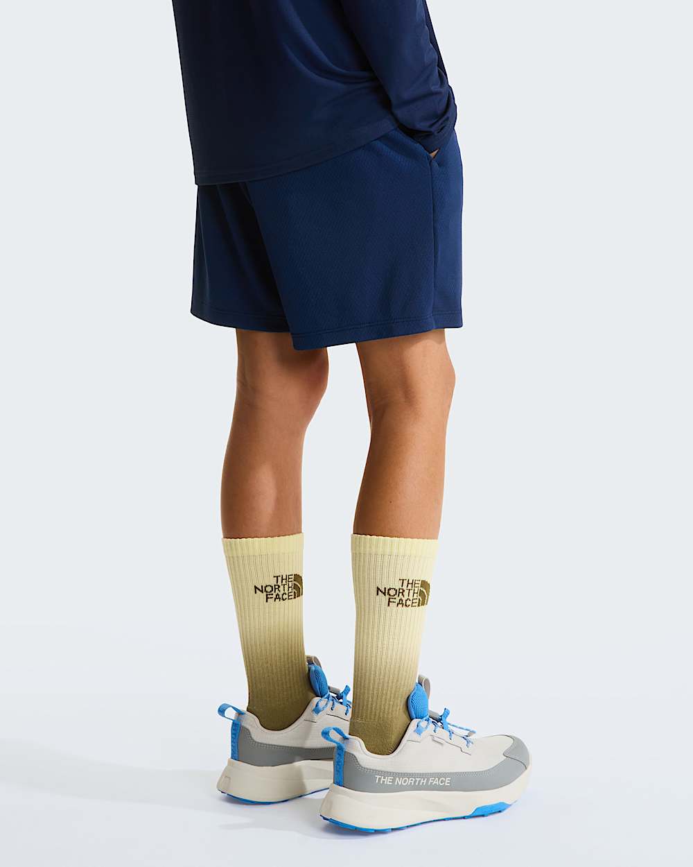 Short en maille de polyester pour enfant TNF Summit Navy ALT3