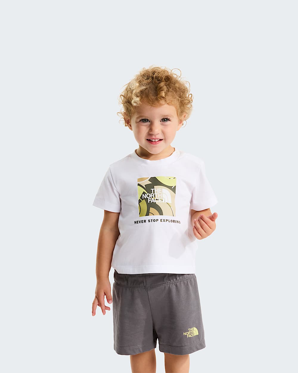 Baby NSE Box Play Regular Shorts Set TNF ALT2