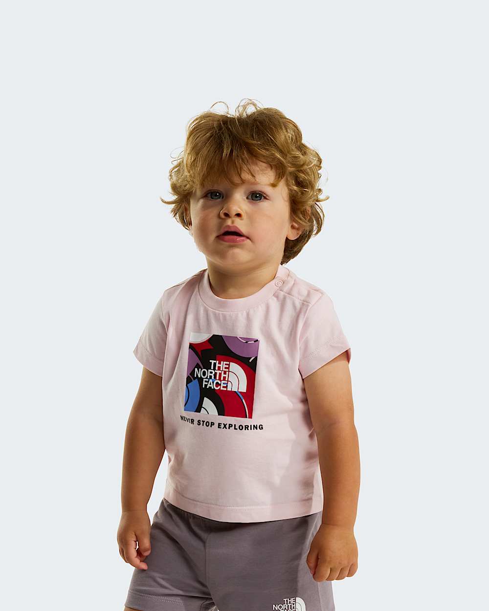 Ensemble avec short standard NSE Box Play pour bb TNF Pale BlossomTranscendent Grey ALT2