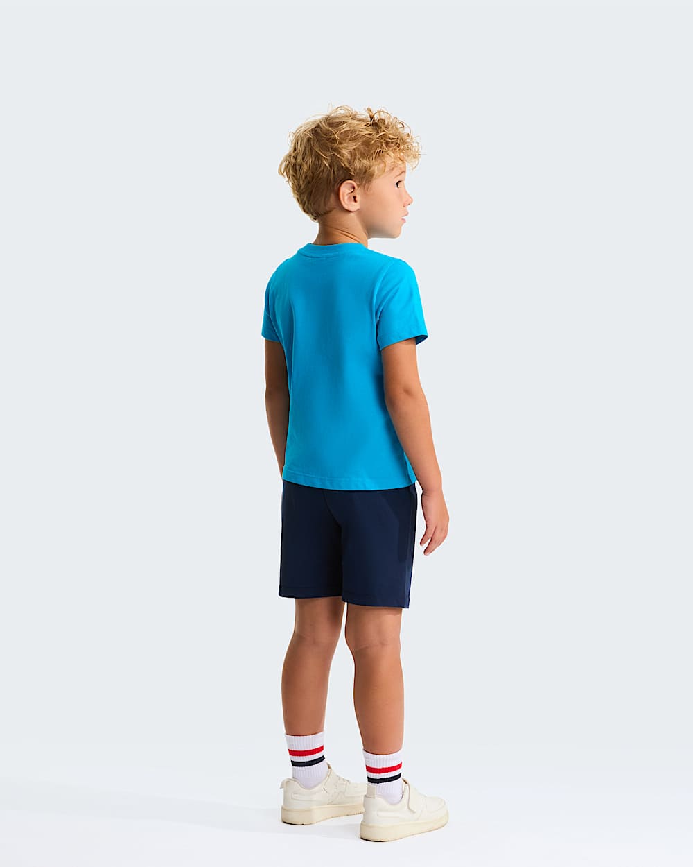 Kids NSE Box Play Regular Shorts Set TNF ALT1