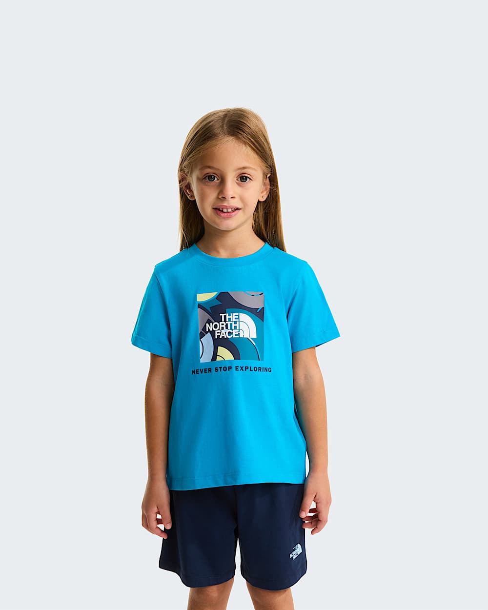 Kids NSE Box Play Regular Shorts Set TNF ALT13