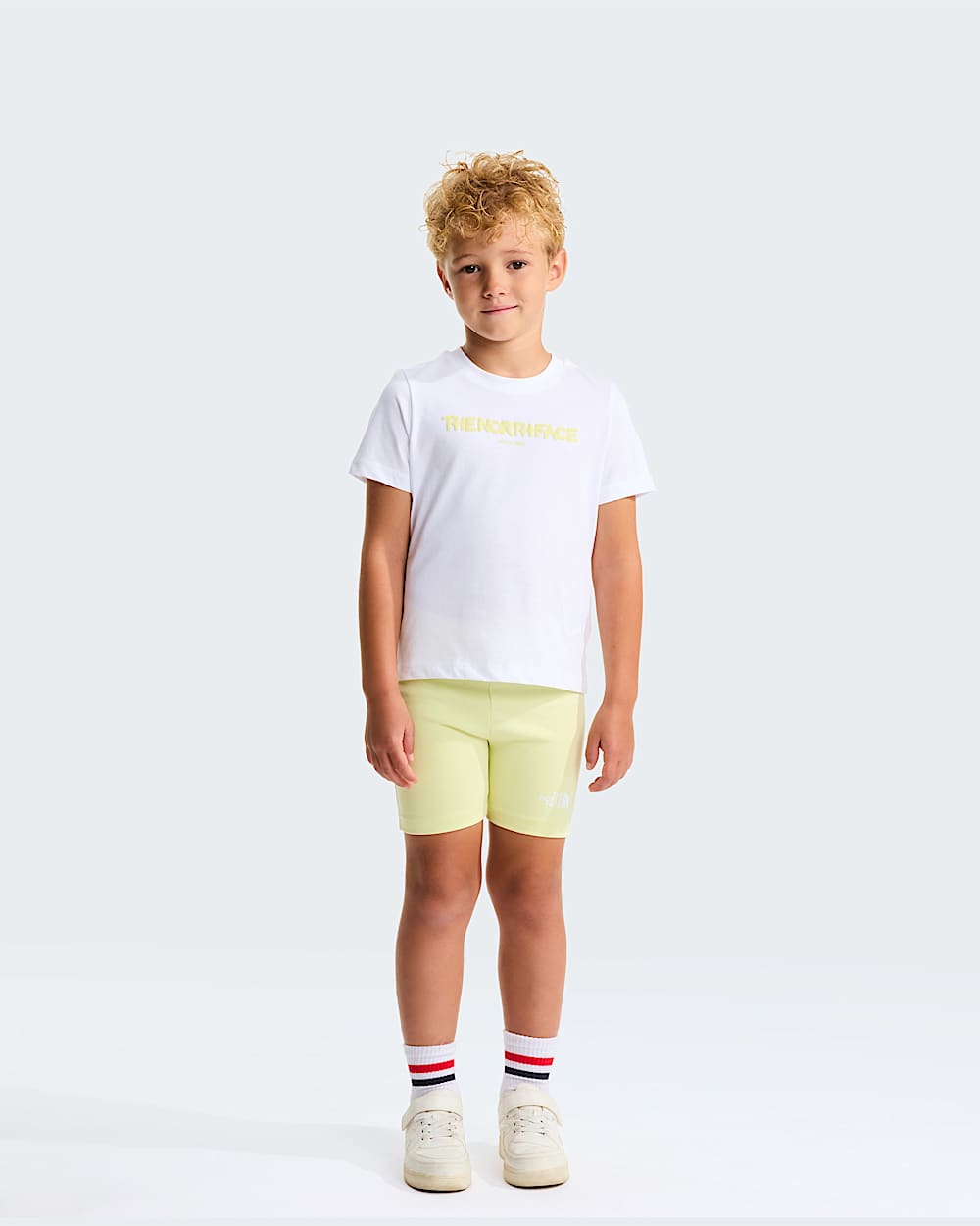 Conjunto com logtipo de bolhas para criana TNF HERO