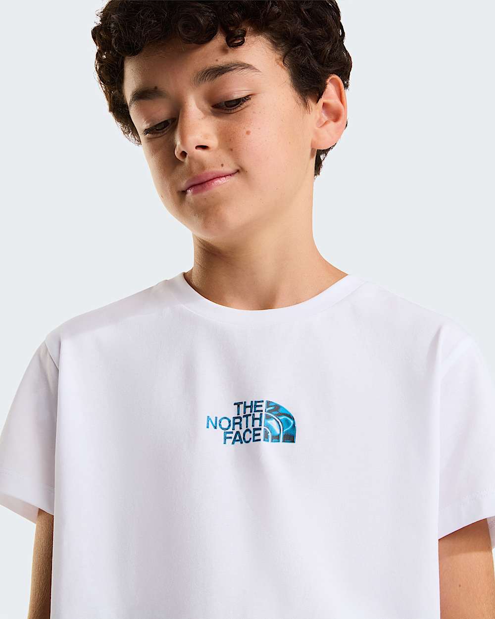 Boys Liquid Logo Regular TShirt TNF ALT4