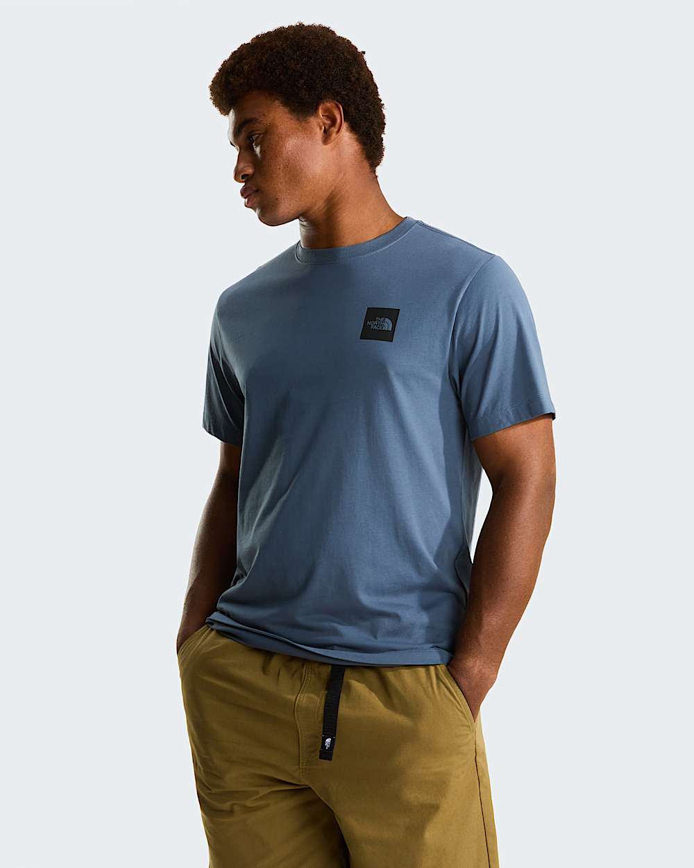 Mens Evolution Box Half Dome Regular TShirt TNF HERO