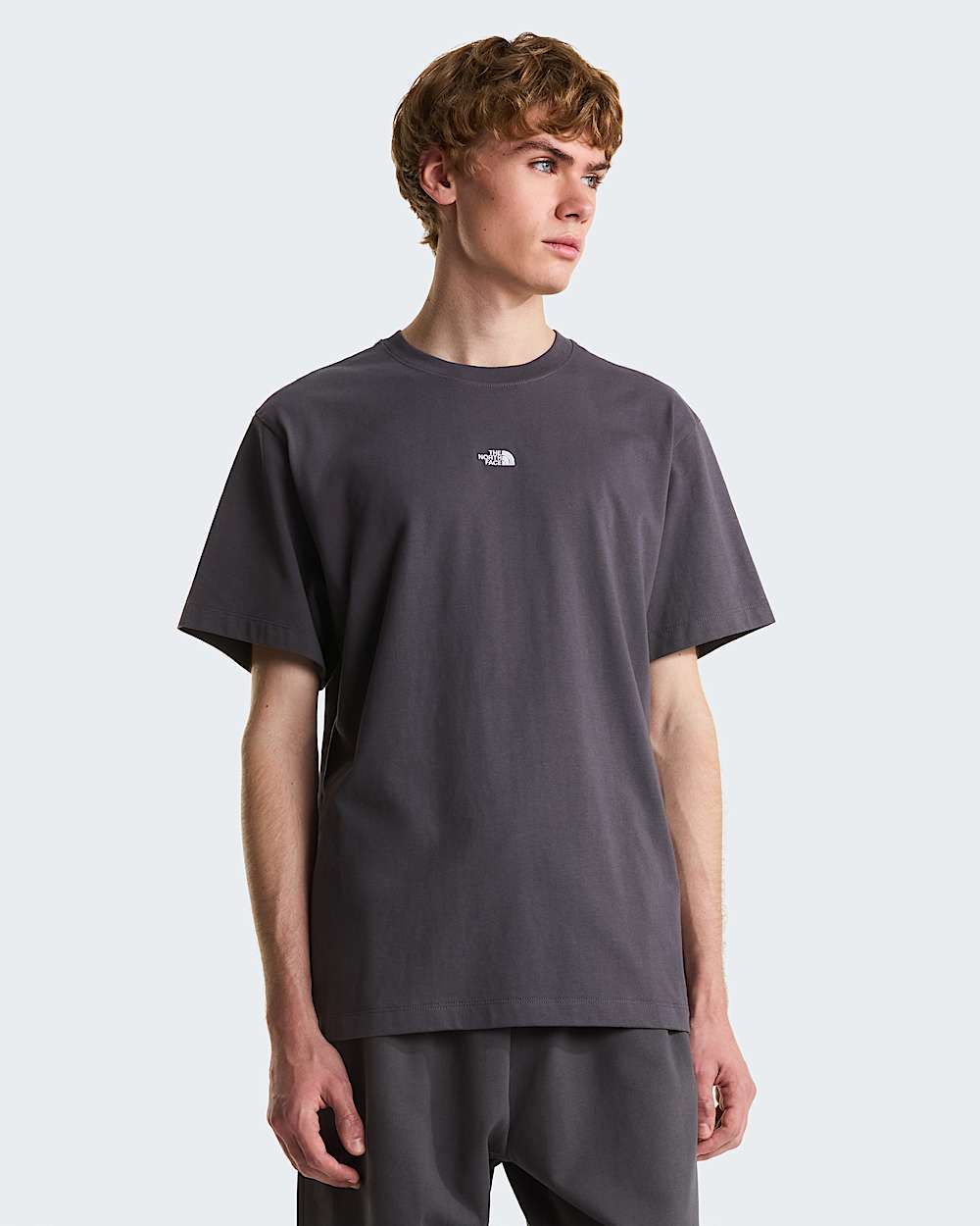 Essential Centre Logo relaxt geschnittenes T-Shirt für Herren