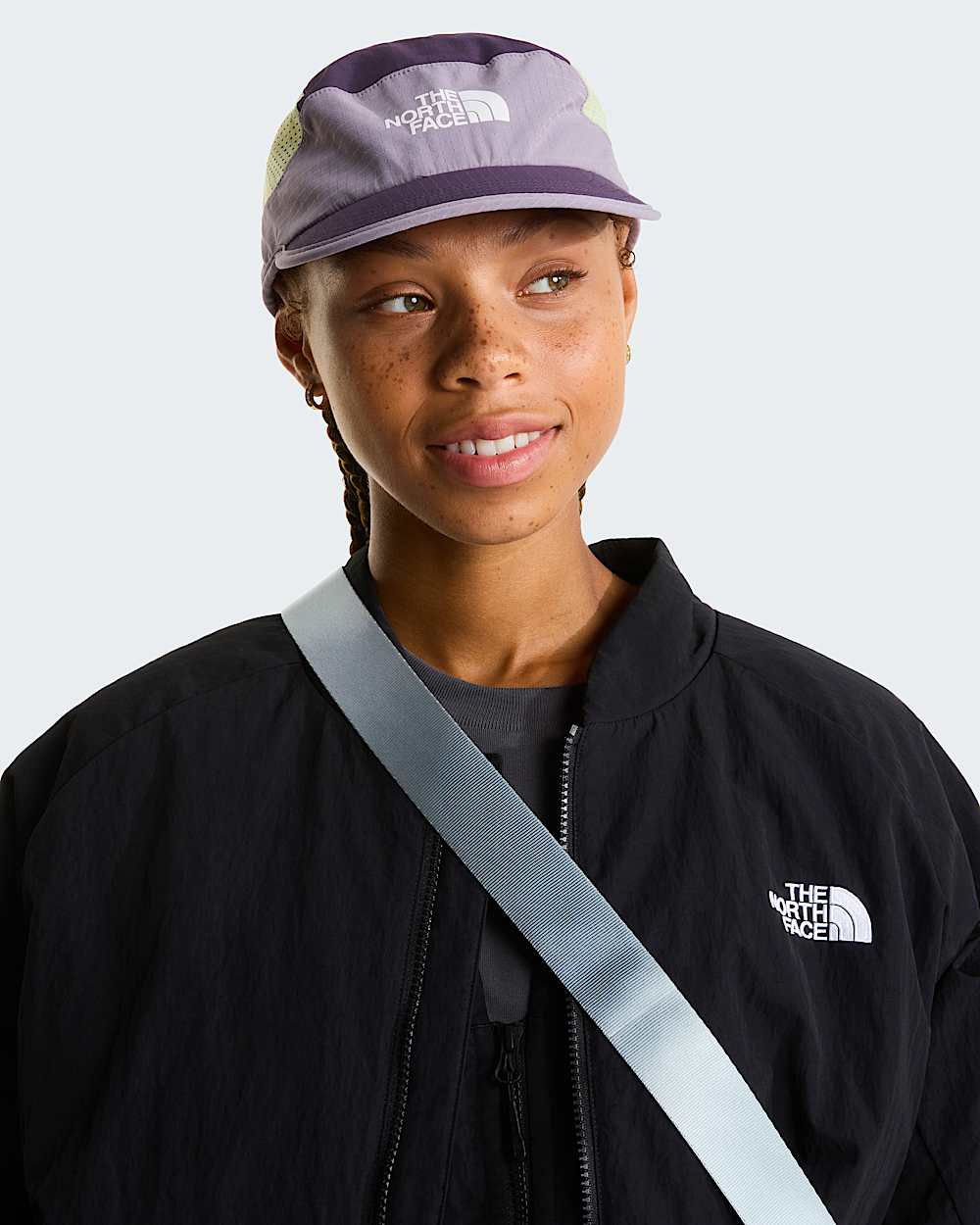 Summer LT Run Hat TNF Endless DuskTranscendent GreyLemon Mist ALT1