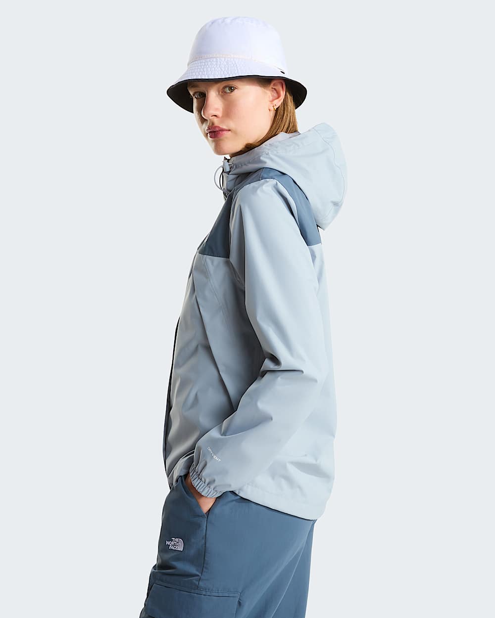 Veste impermable Antora pour femme TNF Frost GreyGranite Grey ALT2