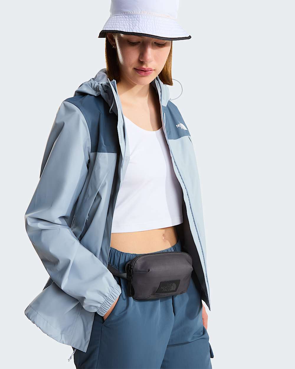 Veste impermable Antora pour femme TNF Frost GreyGranite Grey ALT7