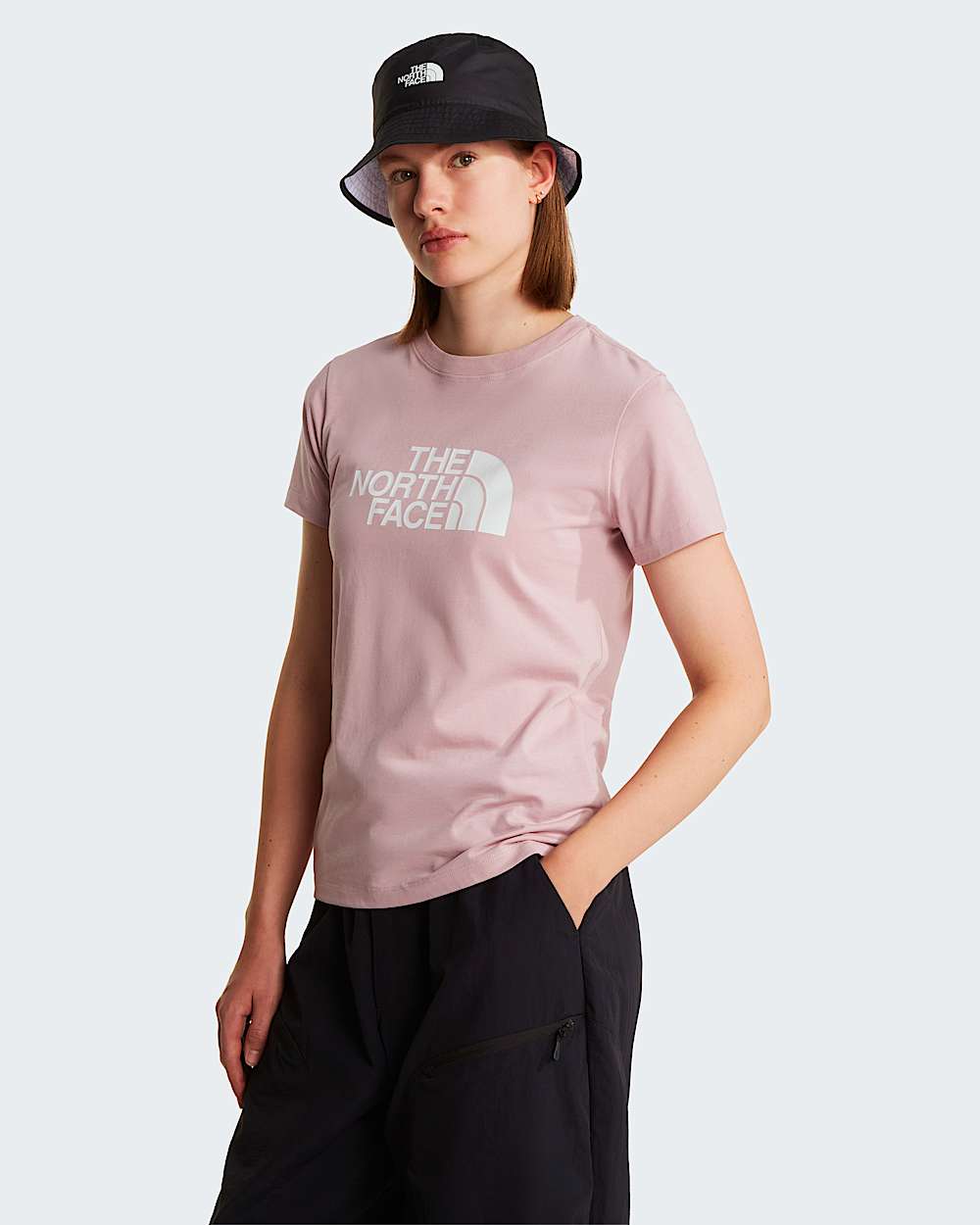 Evolution Half Dome schmal geschnittenes TShirt fr Damen TNF HERO