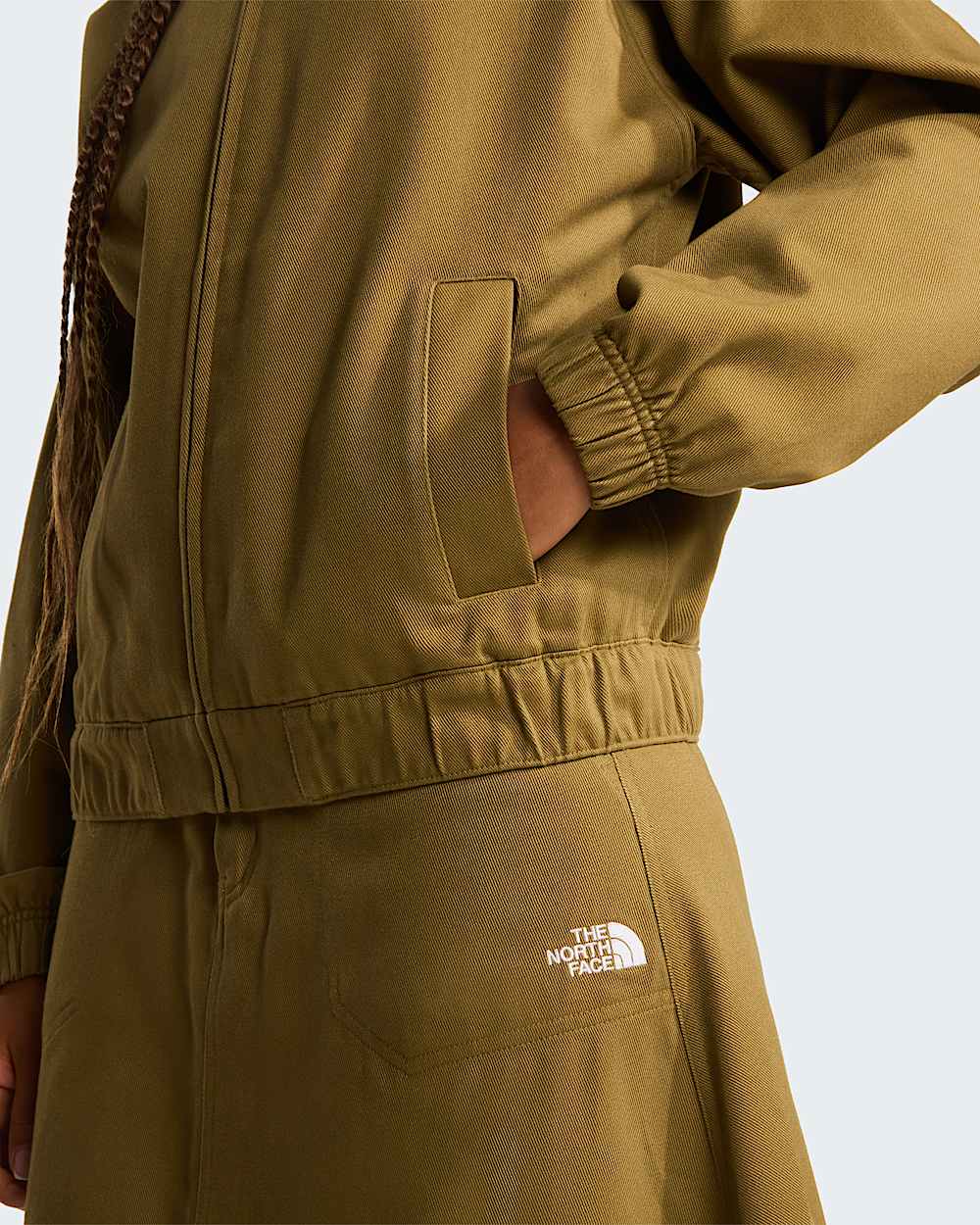 Womens Twill Collared Jacket TNF ALT7