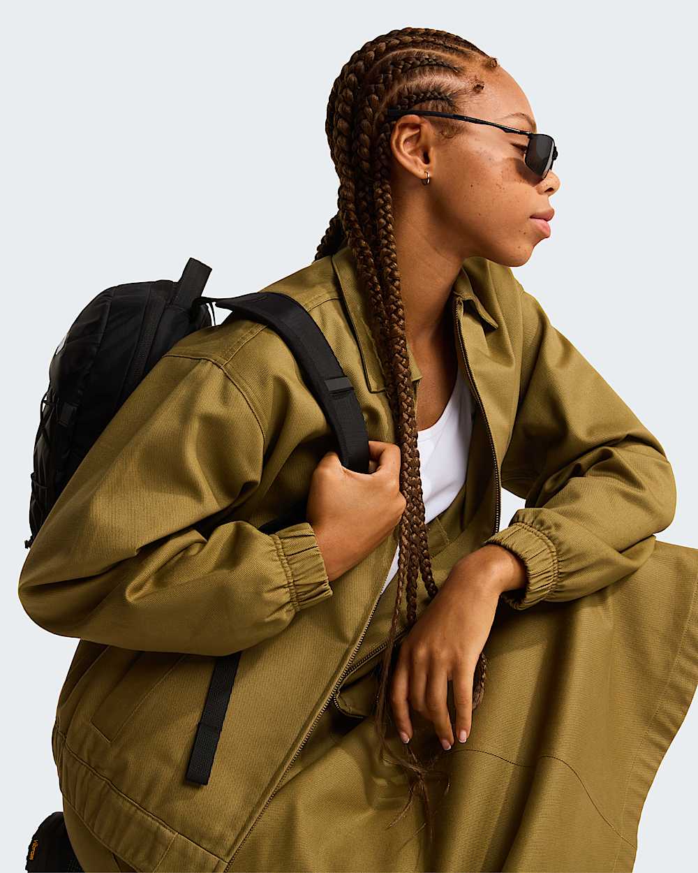 Womens Twill Collared Jacket TNF ALT8
