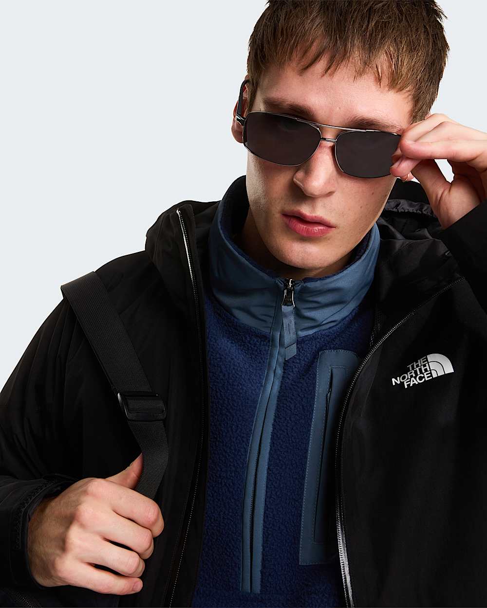 Veste en polaire demizippe Yumiori OffPeak pour homme TNF ALT8