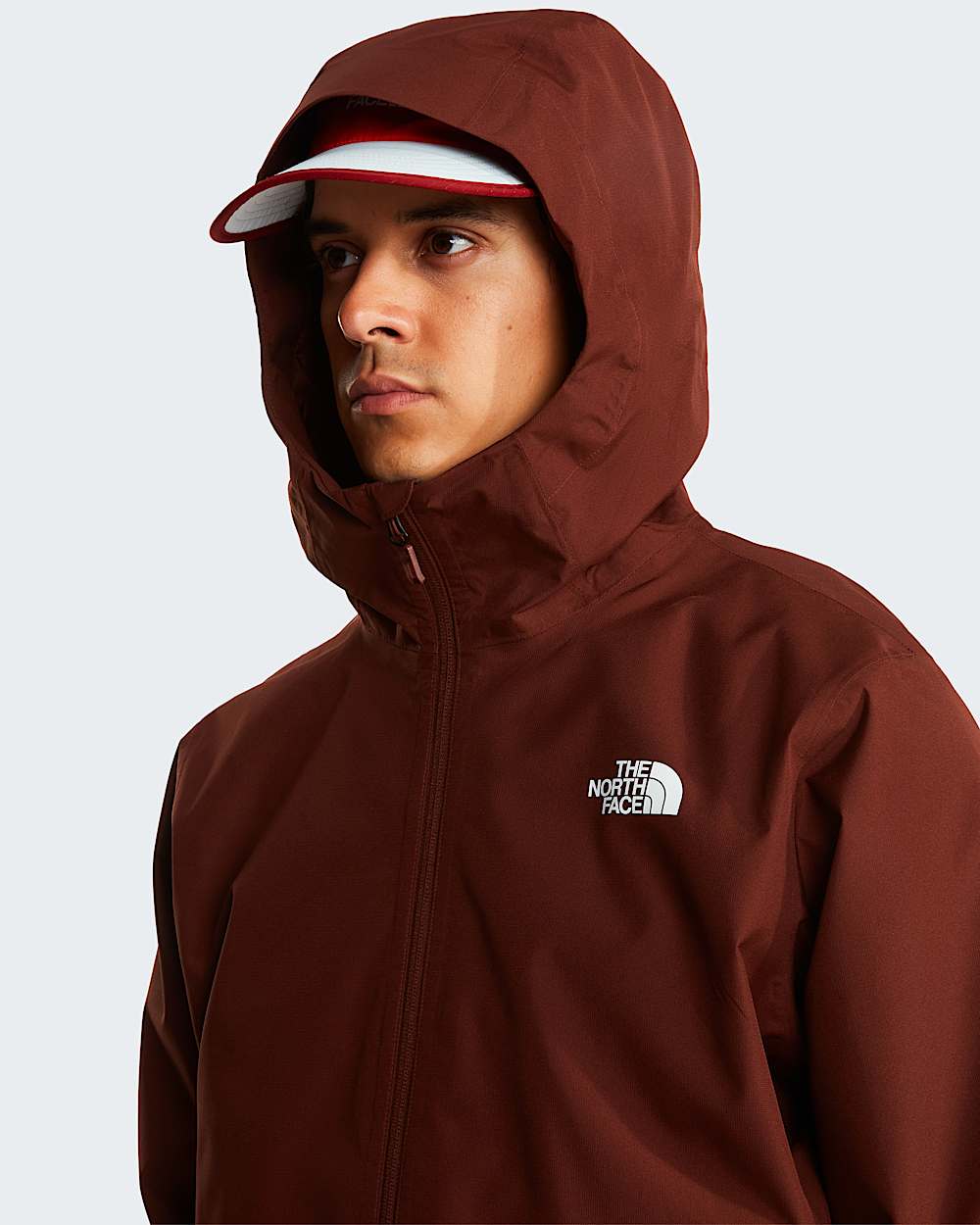 Mens Quest DryVent Jacket TNF Ember Soil ALT5
