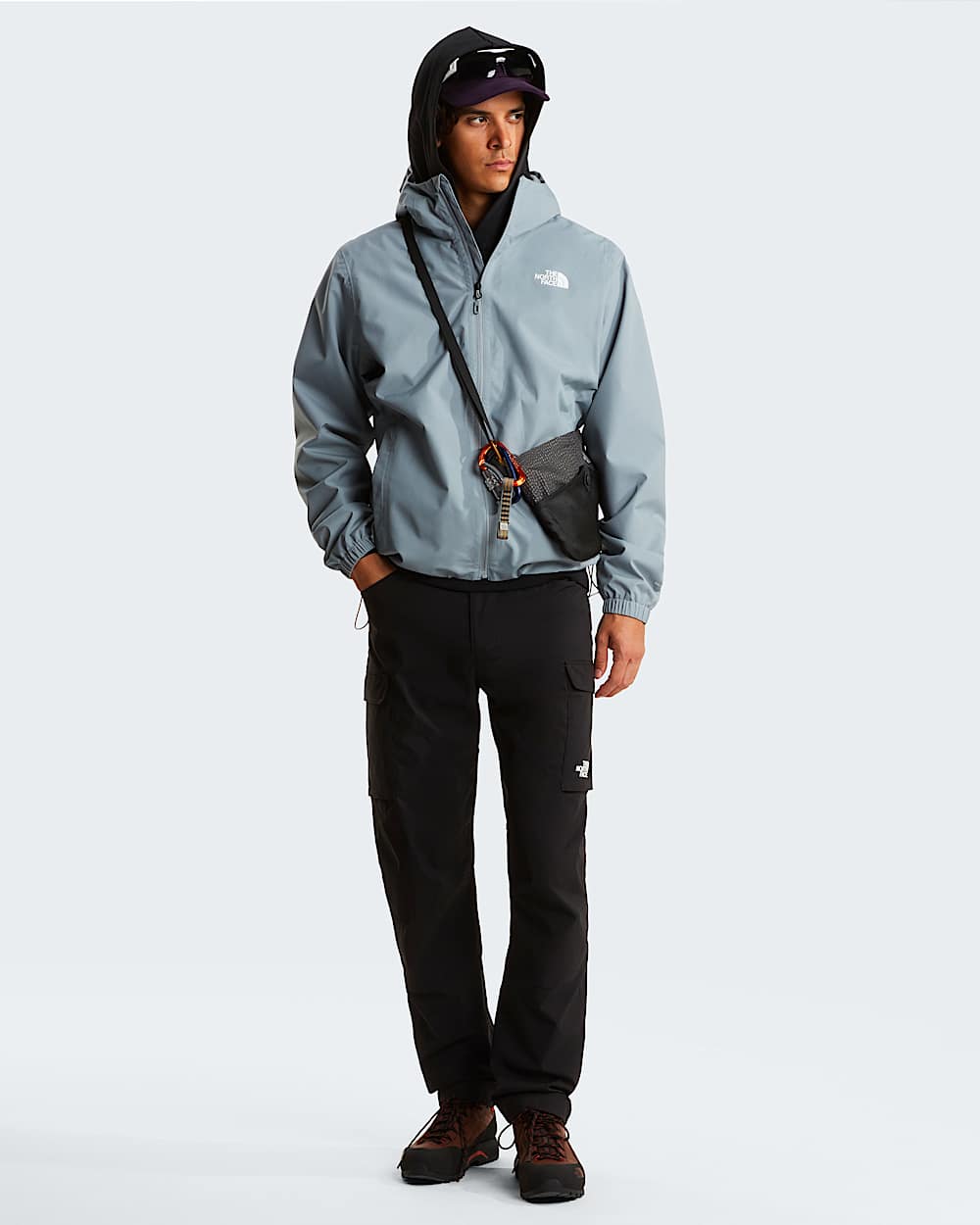 Mens Quest DryVent Jacket TNF Monument Grey ALT1
