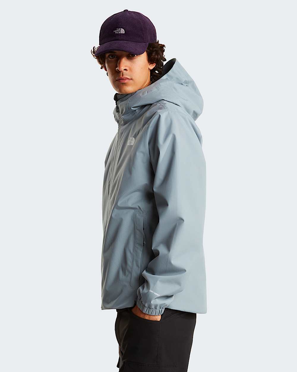 Mens Quest DryVent Jacket TNF Monument Grey ALT2