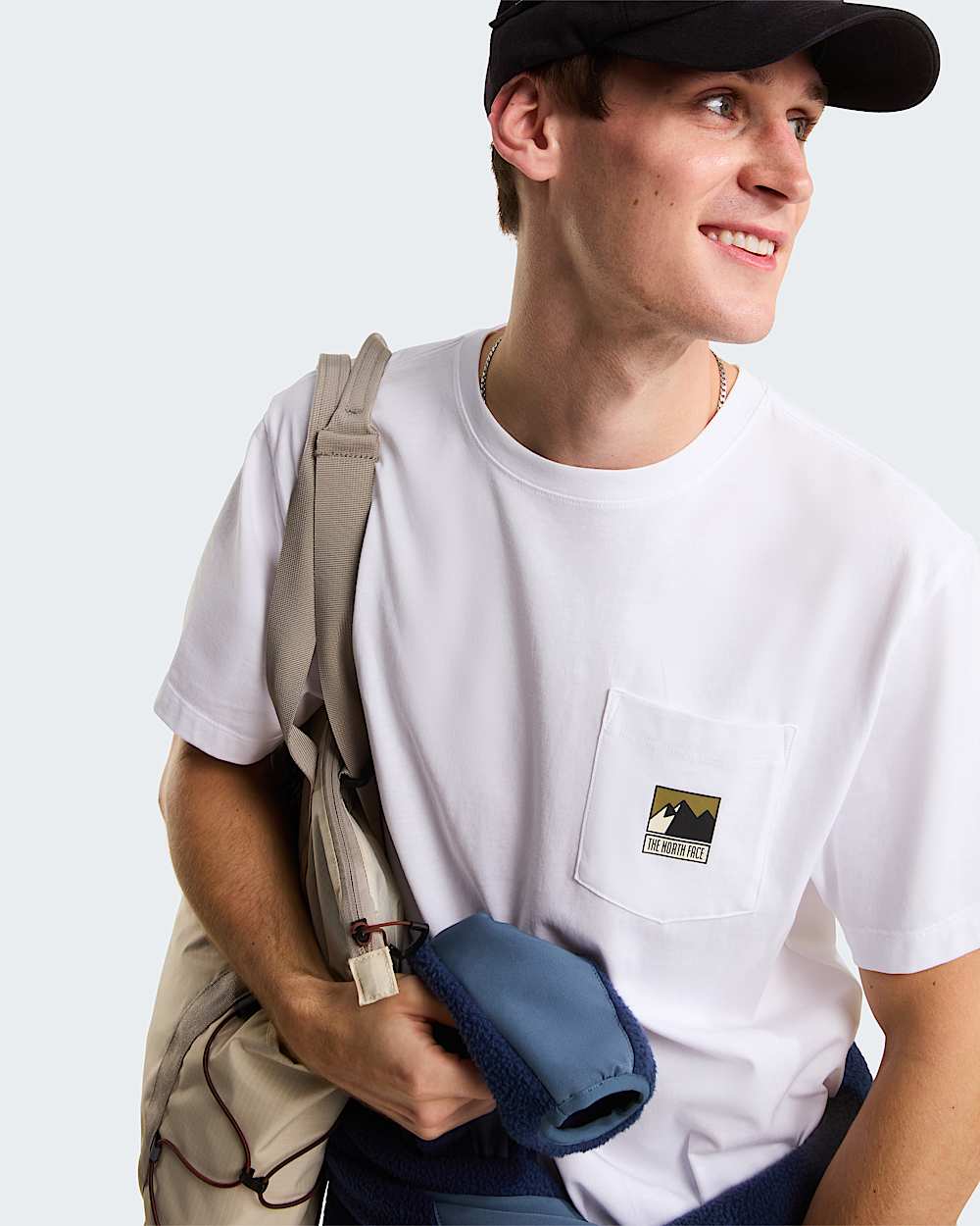 Mountain Logo Relaxed Graphic tshirt til herrer TNF alt5
