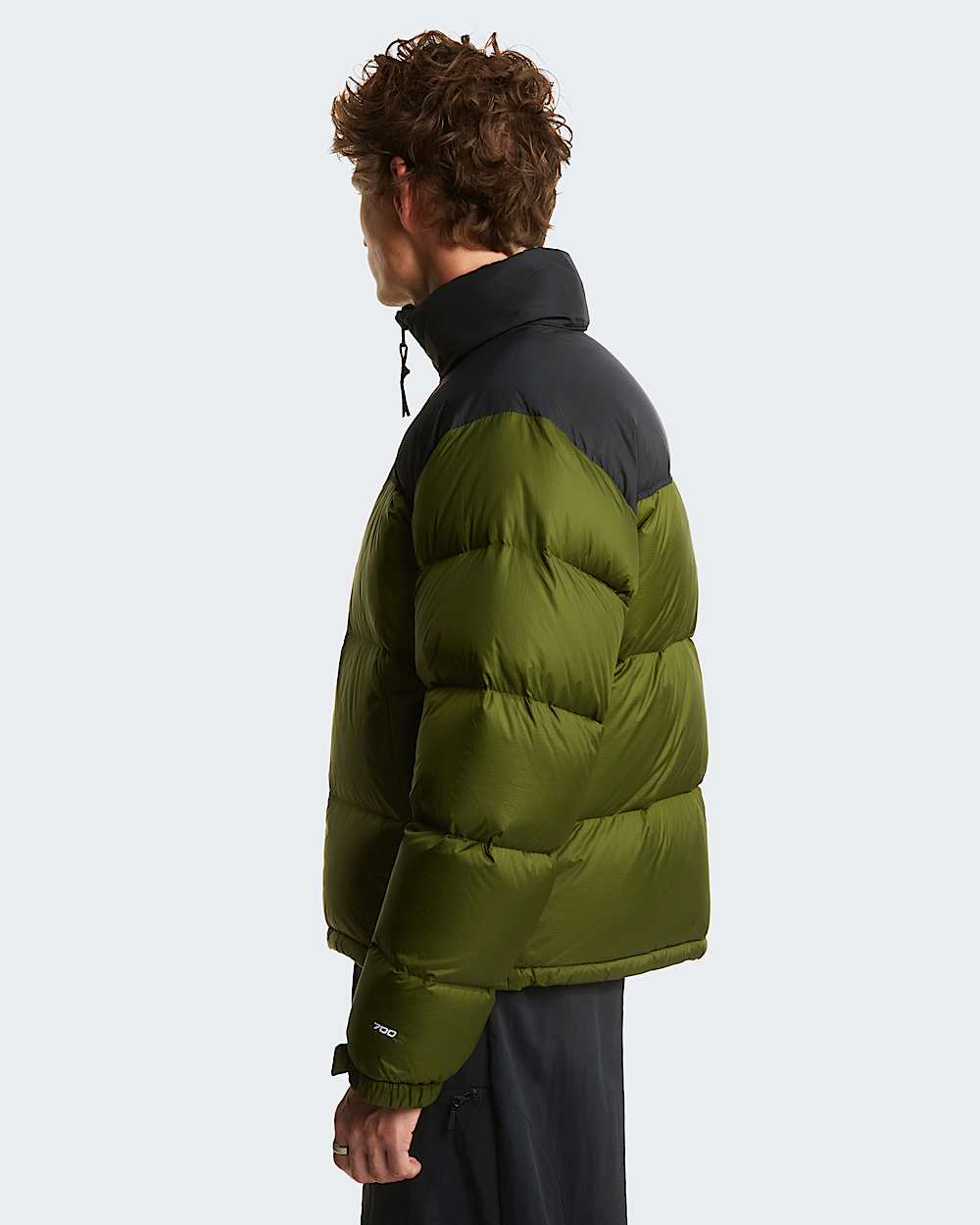 Mens 1996 Retro Nuptse Jacket TNF Woodland GreenTNF Black ALT2