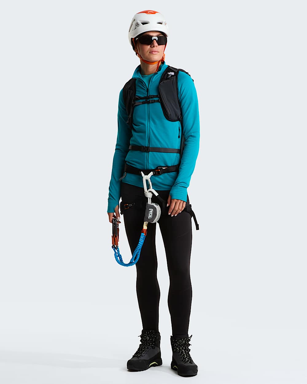 Giacca con cappuccio Bolt Polartec Power Grid da donna TNF ALT6