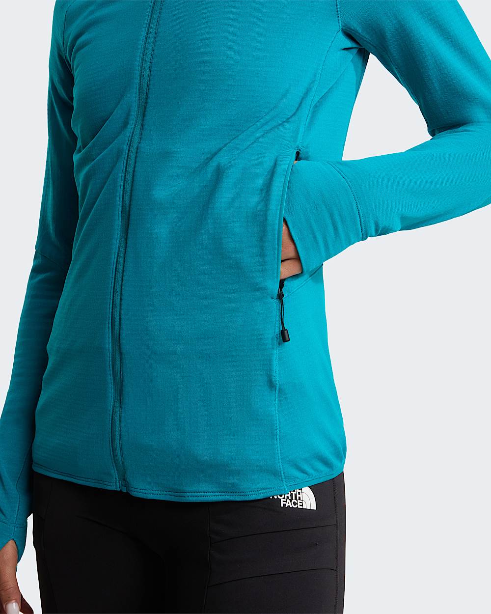 Giacca con cappuccio Bolt Polartec Power Grid da donna TNF ALT8