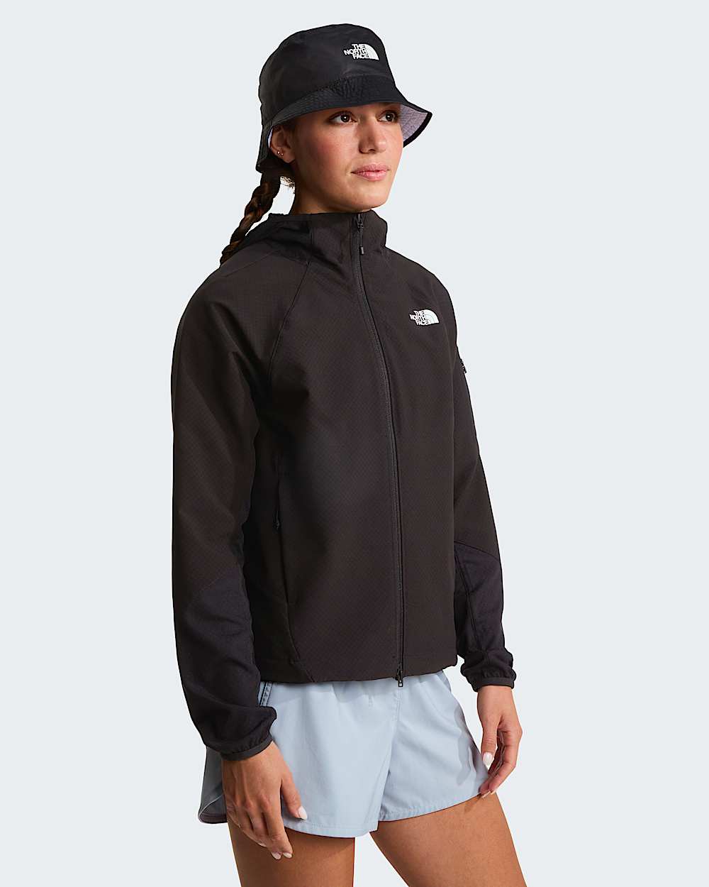 Giacca Hybrid Tek Approach con cappuccio e cerniera integrale da donna TNF hero