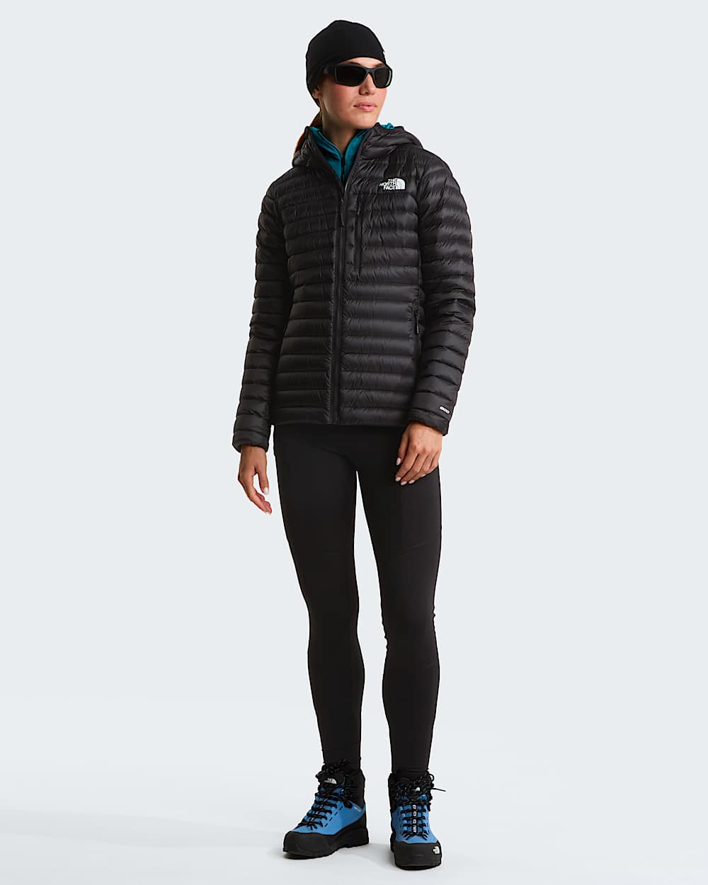 Womens Bettaforca Lightweight Down Hooded Jacket TNF ALT1